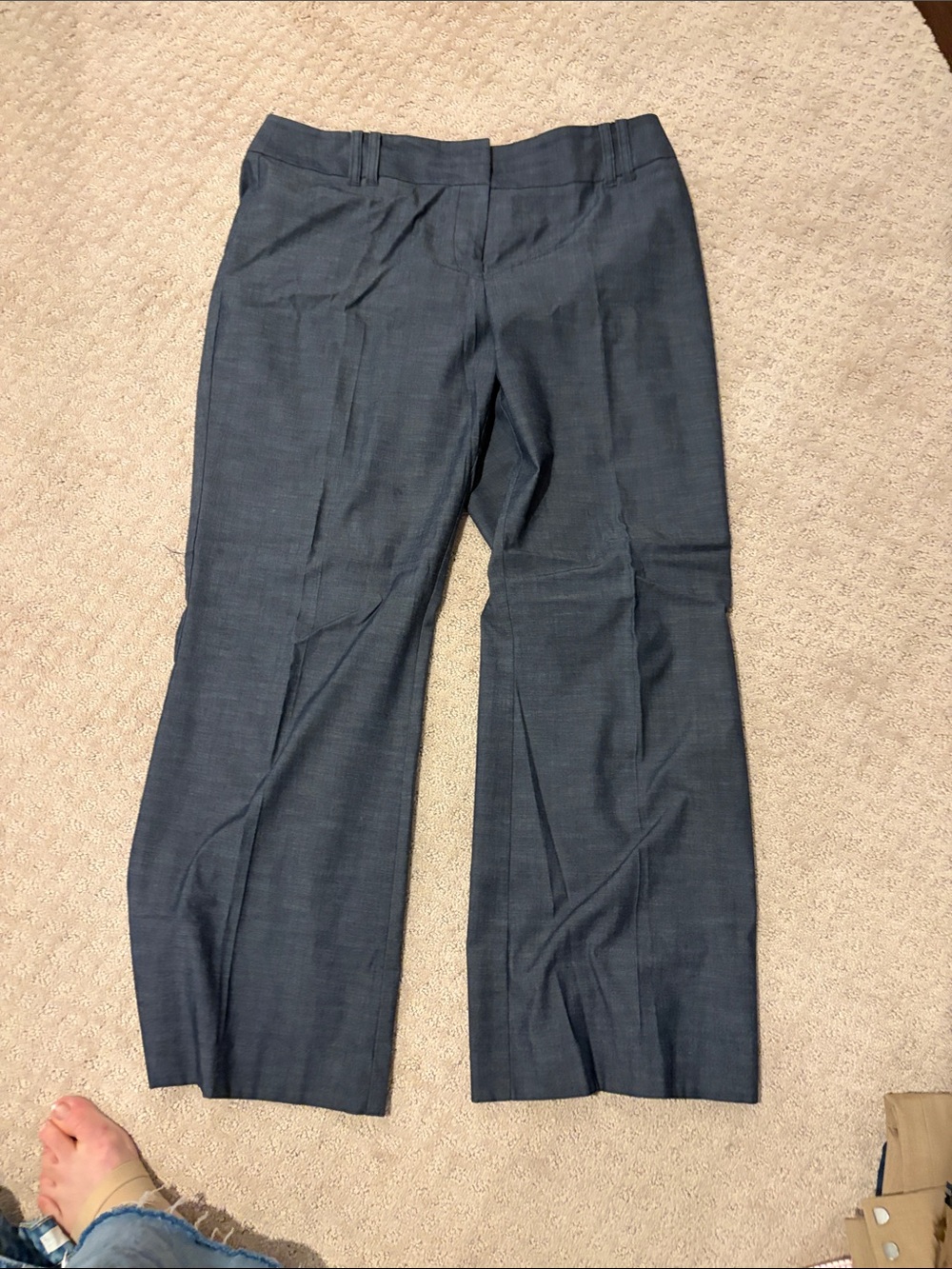 LOFT Men's Dress Pants in Charcoal Blue/Chambray